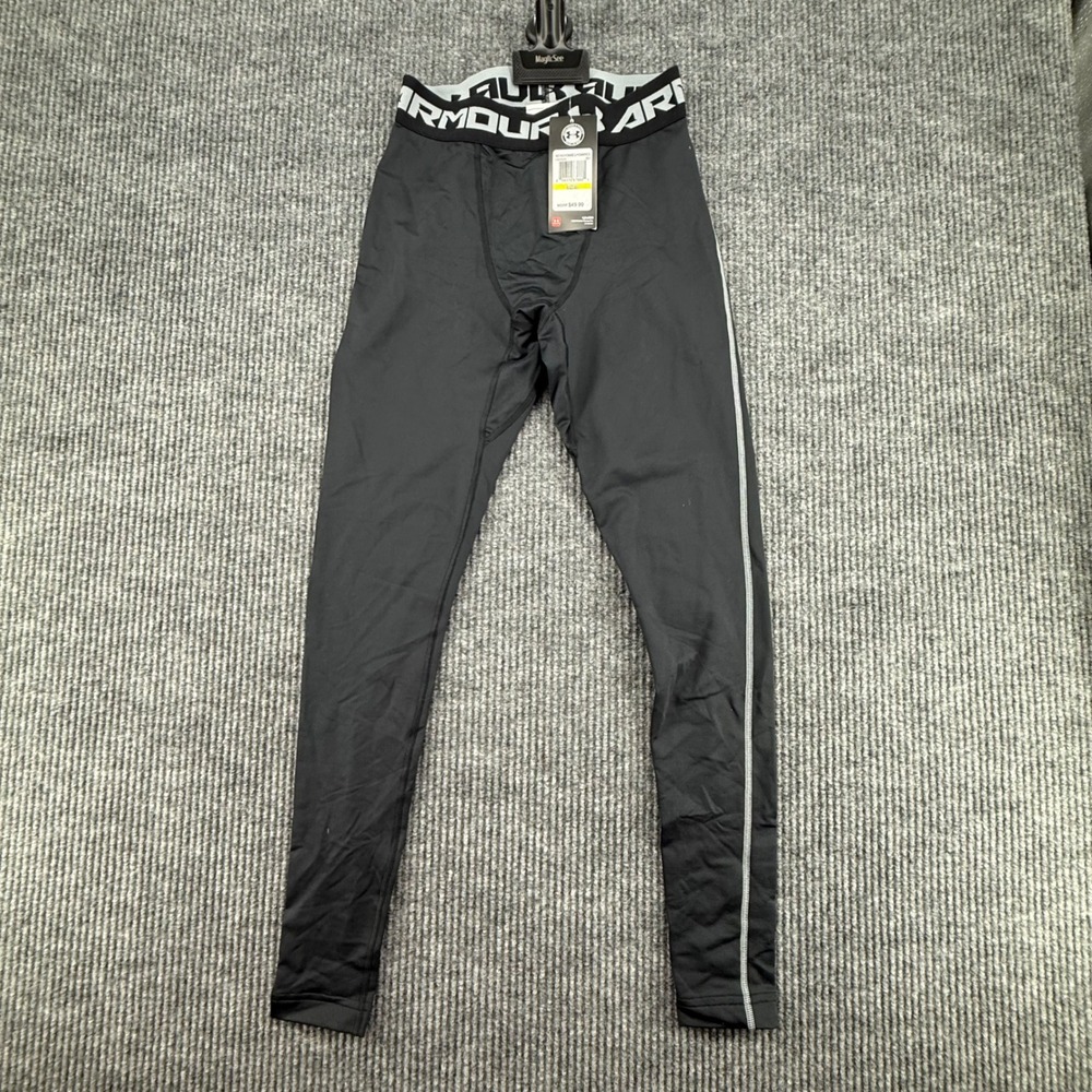 Under Armour Compression Leggings Mens Size Medium Black New ColdGear 1265649